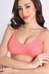 Zivame Everyday Double Layered Non Wired 3/4th Coverage T-Shirt Bra - Georgia Peach — thumbnail 5